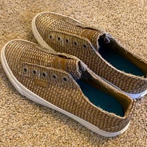 Blowfish Gold Sneakers